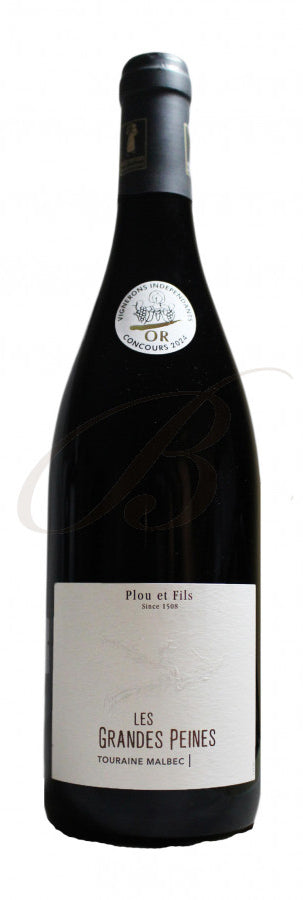 Les Grandes Peines, Malbec, Touraine, Domaine Plou et Fils (Loire), 2020 - Boursot Wines