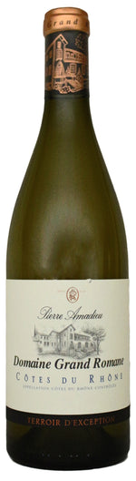 Côtes du Rhône Blanc, Terroir d'Exception, Domaine Grande Romane, Pierre Amadieu, 2022 - Boursot Wines