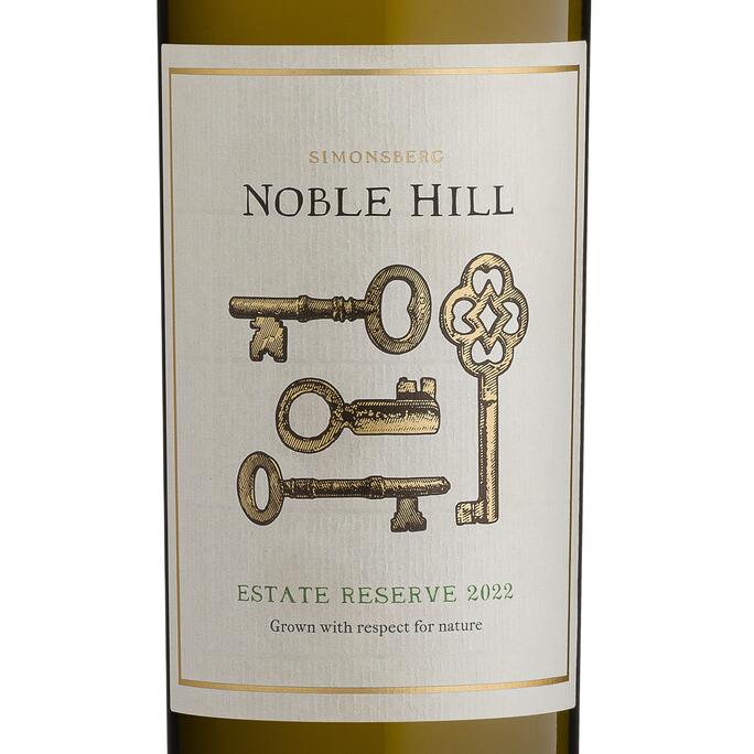 Estate Reserve White (Chenin Blanc, Viognier, Marsanne, Grenache Blanc), Noble Hill Estate (Simonsberg-Paarl), 2022 Organic - Boursot Wines