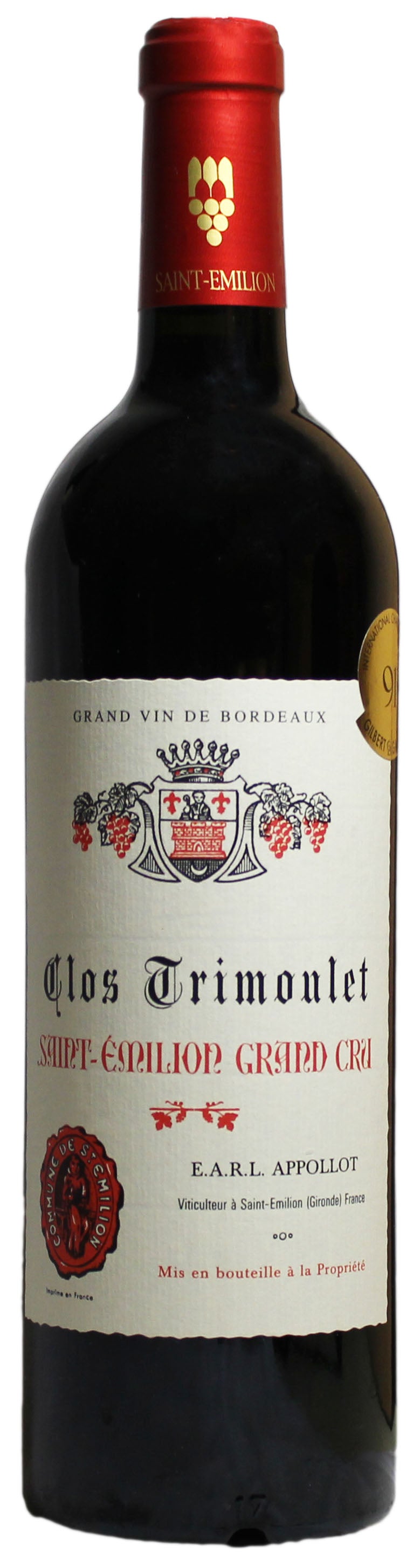 Clos Trimoulet, Grand Cru Saint-Emilion (Bordeaux), 2019 - Boursot Wines