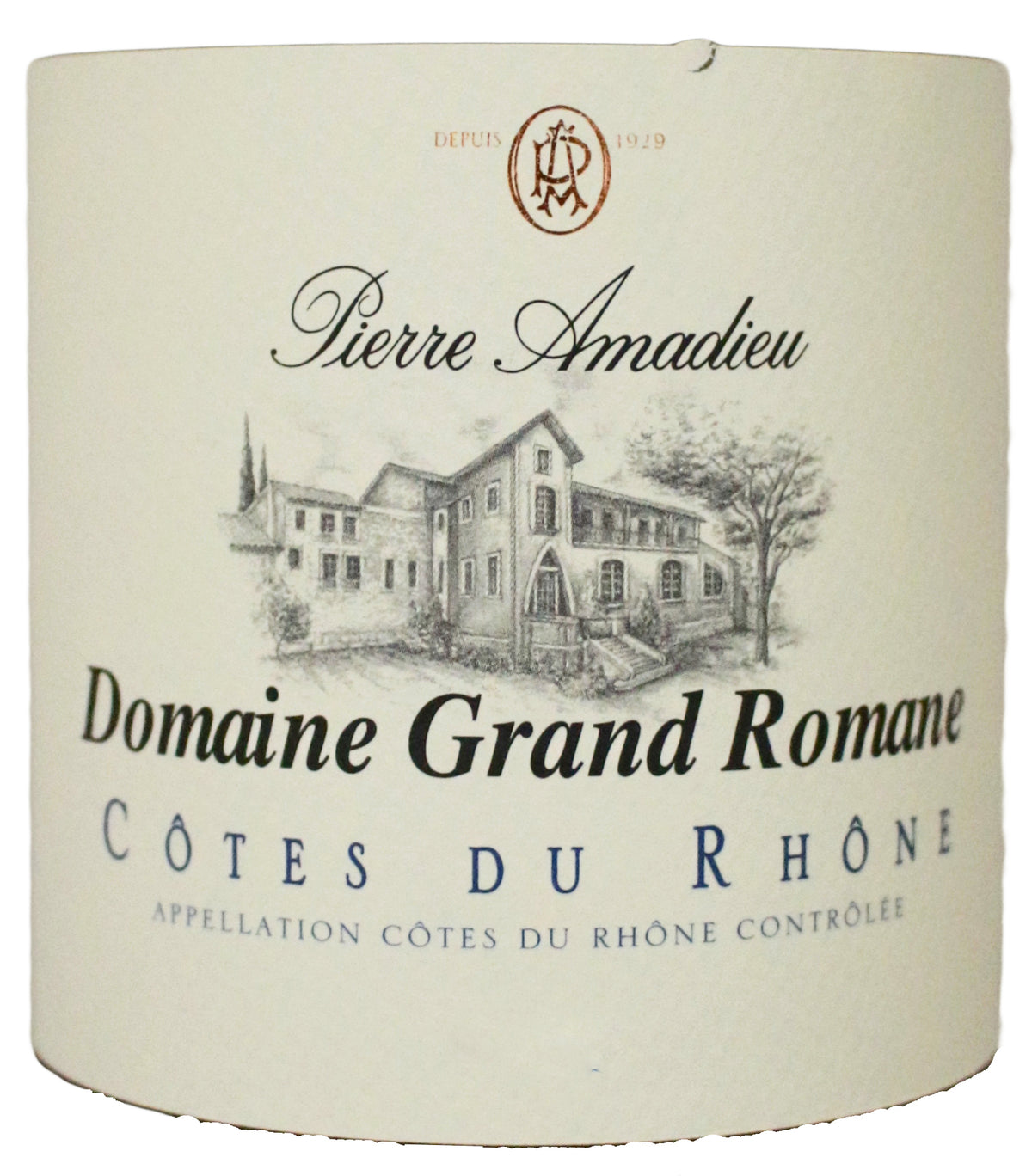 Côtes du Rhône Blanc, Terroir d'Exception, Domaine Grande Romane, Pierre Amadieu, 2022 - Boursot Wines