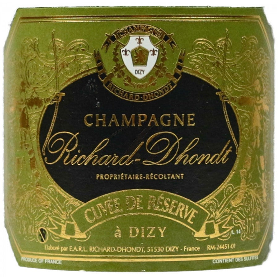 Half Bottle Champagne Richard-Dhondt, Cuvée Réserve, Brut - Boursot Wines