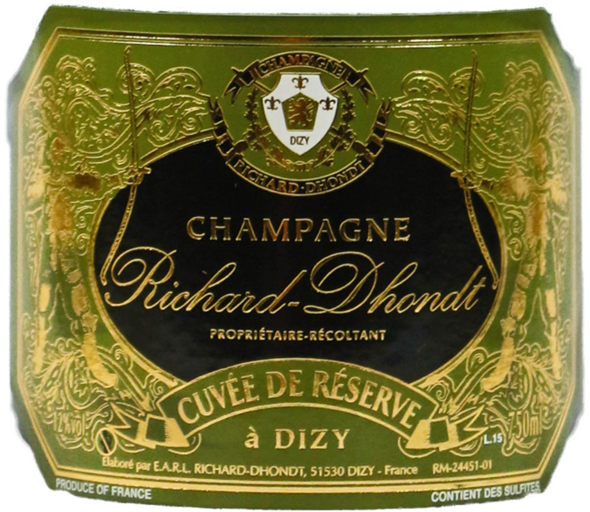 Champagne Richard-Dhondt, Cuvée de Réserve, Brut - Boursot Wines