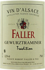 Gewürztraminer, Tradition, Robert Faller et Fils (Alsace), 2022 - Boursot Wines
