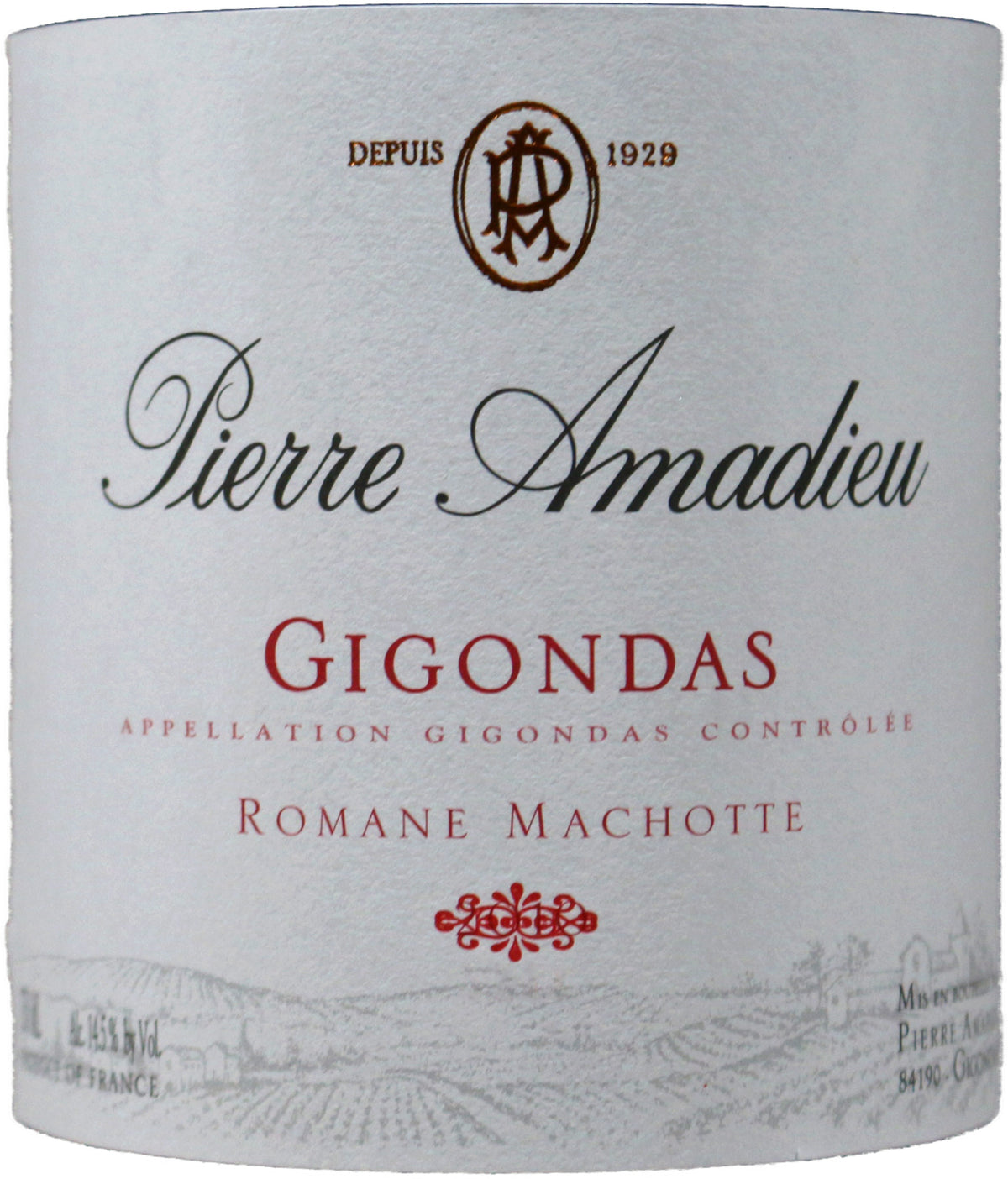 Gigondas, Romane Machotte, Pierre Amadieu (Rhône), 2021 - Boursot Wines