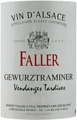 Gewürztraminer, Vendanges Tardives, Robert Faller & Fils(Alsace), 2018 - Boursot Wines